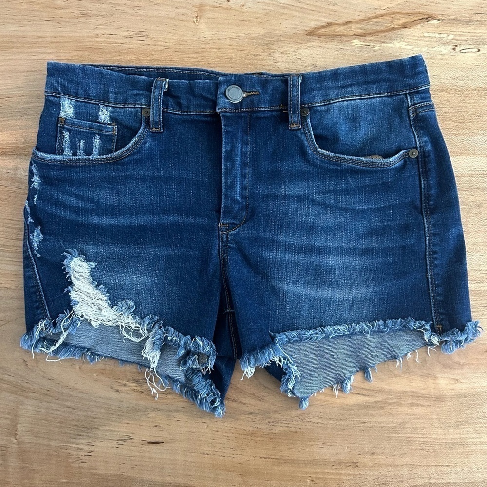 Blank NYC The Essex Classic Cut-Off Jean Shorts Distressed Sz 29